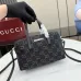 Gucci GG Black Denim Boston Crossbody Bag 875811 20×12×11CM #A68103