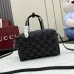 Gucci GG Black Denim Boston Crossbody Bag 875811 20×12×11CM #A68103