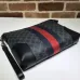 Gucci GG Canvas Web Stripe Clutch 523603 Beige 30.5x24x4.5cm #B62936