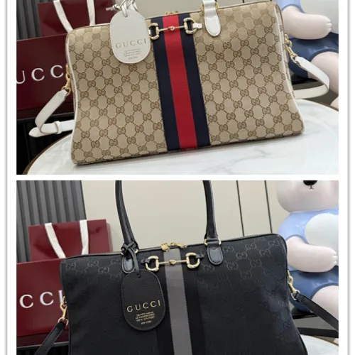Gucci GG Canvas Web Stripe Horsebit Mini Handbag 866732 #B66559