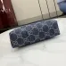 Gucci Mini Zipper Denim Pouch Travel Makeup Clutch Bag 875801 #B66545