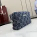 Gucci Mini Zipper Denim Pouch Travel Makeup Clutch Bag 875801 #B66545