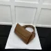 Gucci Softbit medium top handle bag in brown leather  #B49984