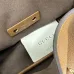 Gucci Softbit medium top handle bag in brown leather  #B49984