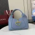 Gucci Softbit medium top handle bag in brown leather #B52664