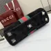 Gucci Web Stripe Horsebit Handbag 866732 Black 28x15x10cm #B62934