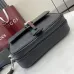 Small crossbody bag with Web in black leather #B50163