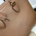 GG Emblem briefcase in brown leather #B49565