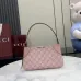 GG Emblem small shoulder bag in coated fabric #B49564