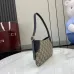 GG Emblem small shoulder bag in coated fabric #B49564