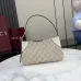 GG Emblem small shoulder bag in coated fabric #B49564