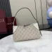 GG Emblem small shoulder bag in coated fabric #B49564