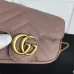 GG Marmont mini bag in Rosso Ancora red leather #B50609