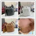 Gucci A002GW Perforated Leather Bucket Bag Drawstring Gold Hardware 20.5cm #A67477
