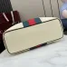Gucci Beige Canvas Classic Web Stripe Large Tote Bag A0034D #B66557