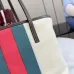 Gucci Beige Canvas Classic Web Stripe Small Tote Bag A0034E #B66550