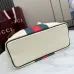 Gucci Beige Canvas Classic Web Stripe Small Tote Bag A0034E #B66550
