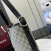 Gucci Beige/Ebony GG Supreme Canvas Bucket Bag with Brown Leather Trim and Adjustable Strap 847452 #B58327