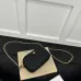Gucci Black Pebbled Leather GG Marmont Mini Camera Bag with Gold Chain Strap 772759 #B58325