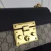Gucci Canvas Leather Padlock Chain Crossbody Bag 409487 | W20×H12.5×D8cm #A69506
