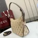 Gucci Coffee GG Canvas Mini Shoulder Hobo Underarm Bag 874743 #B66547