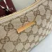 Gucci Coffee GG Canvas Mini Shoulder Hobo Underarm Bag 874743 #B66547
