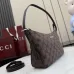 Gucci Coffee GG Canvas Mini Shoulder Hobo Underarm Bag 874743 #B66547