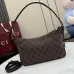 Gucci Coffee GG Canvas Mini Shoulder Hobo Underarm Bag 874743 #B66547