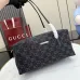 Gucci GG Black Denim Shoulder Handbag 875228 29×14×15CM #A68102