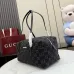 Gucci GG Black Denim Shoulder Handbag 875228 29×14×15CM #A68102