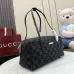 Gucci GG Black Denim Shoulder Handbag 875228 29×14×15CM #A68102