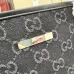 Gucci GG Black Denim Tote Shoulder Bag 875236 25×19×11.5CM #A68101