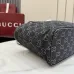 Gucci GG Black Denim Tote Shoulder Bag 875236 25×19×11.5CM #A68101