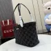 Gucci GG Black Denim Tote Shoulder Bag 875236 25×19×11.5CM #A68101