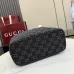 Gucci GG Black Denim Tote Shoulder Bag 875236 25×19×11.5CM #A68101
