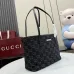 Gucci GG Black Denim Tote Shoulder Bag 875236 25×19×11.5CM #A68101