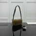 Gucci GG Marmont Half-Moon Shoulder Bag (2 Colors) – Camel Quilted Velvet & Dark Green Leather with Gold-Tone Hardware #B59162