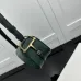 Gucci GG Marmont Half-Moon Shoulder Bag (2 Colors) – Camel Quilted Velvet & Dark Green Leather with Gold-Tone Hardware #B59162