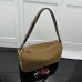 Gucci GG Marmont Half-Moon Shoulder Bag – Camel Quilted Velvet with Gold-Tone Hardware #B59161