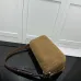 Gucci GG Marmont Half-Moon Shoulder Bag – Camel Quilted Velvet with Gold-Tone Hardware #B59161