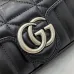 Gucci GG Marmont Matelassé Leather Mini Shoulder Bag 16.5×10.2×5.1cm #B65036