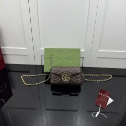 Gucci GG Marmont Mini Leather Chain Bag 841290 #B66153