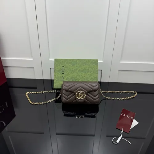 Gucci GG Marmont Mini Leather Chain Bag 841290 #B66153