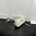 Gucci GG Marmont Mini Shoulder Bag (2 Colors) – White/Black Quilted Leather with Gold-Tone GG Hardware #B59163