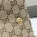 Gucci GG Marmont Quilted Canvas Chain Bag, 18.5 x 11.5 x 7 cm #B63198