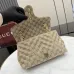 Gucci GG Marmont Quilted Canvas Chain Bag, 23 x 17 x 9 cm #B63202