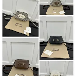 Gucci Horsebit 1955 Leather Camera Crossbody Bag 20×13×6cm #B65026