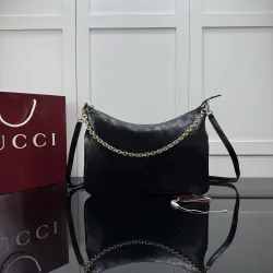 Gucci Leather Chain Crossbody A006OA W30.5xH24xD6.5cm #B67159
