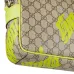 Gucci Medium crossbody bag with print in beige and dark brown #B51552