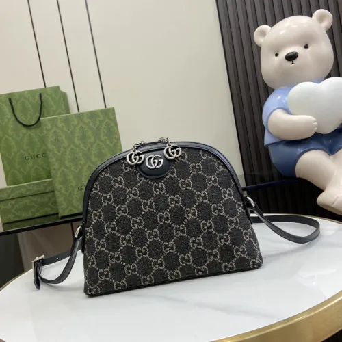 Gucci Ophidia Small Black Cotton Shoulder Bag #B50316